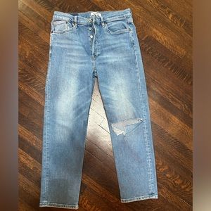 Redone stovepipe jeans size 29